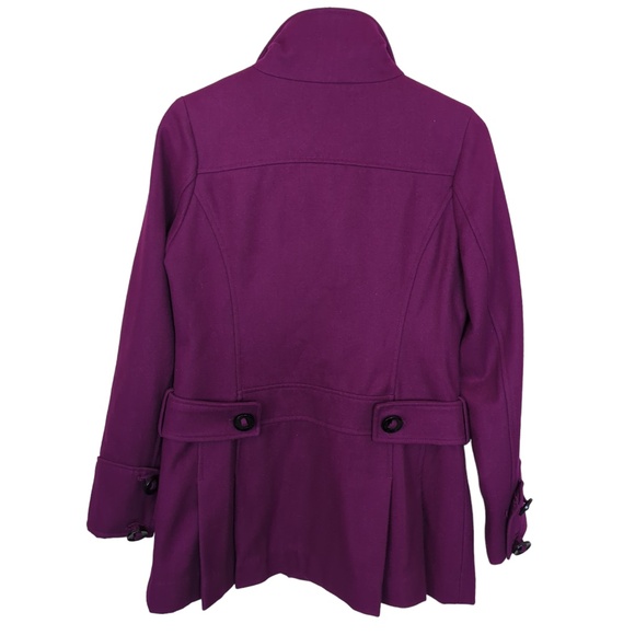 Steve Madden Purple Wool Blend Coat - Picture 8 of 15